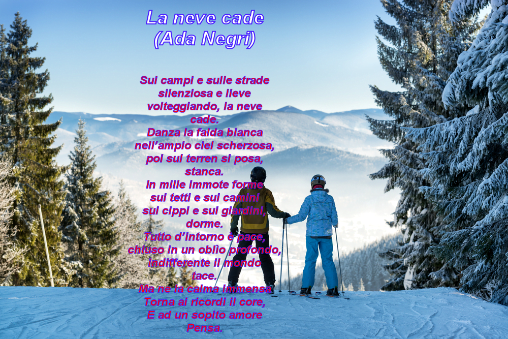 La neve cade